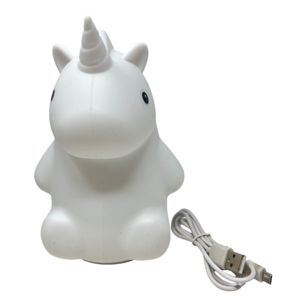 Globe Electric Unicorn Multi-color LED Rechargeable Silicone Night Light Rylie - Picture 9 of 16